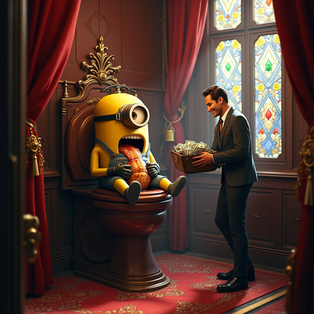 Man Eating Minion Gets MrBeast's Money