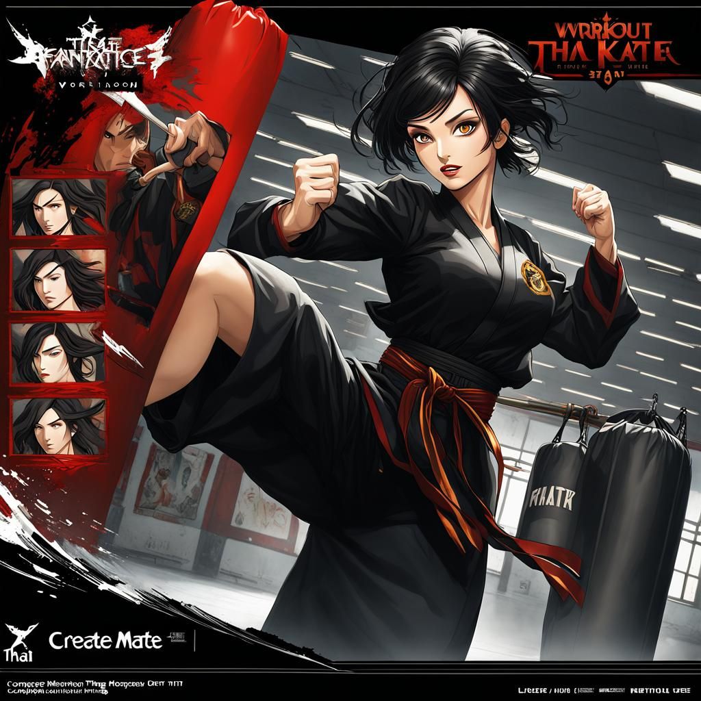 Fantasy Karate Student Concept Art