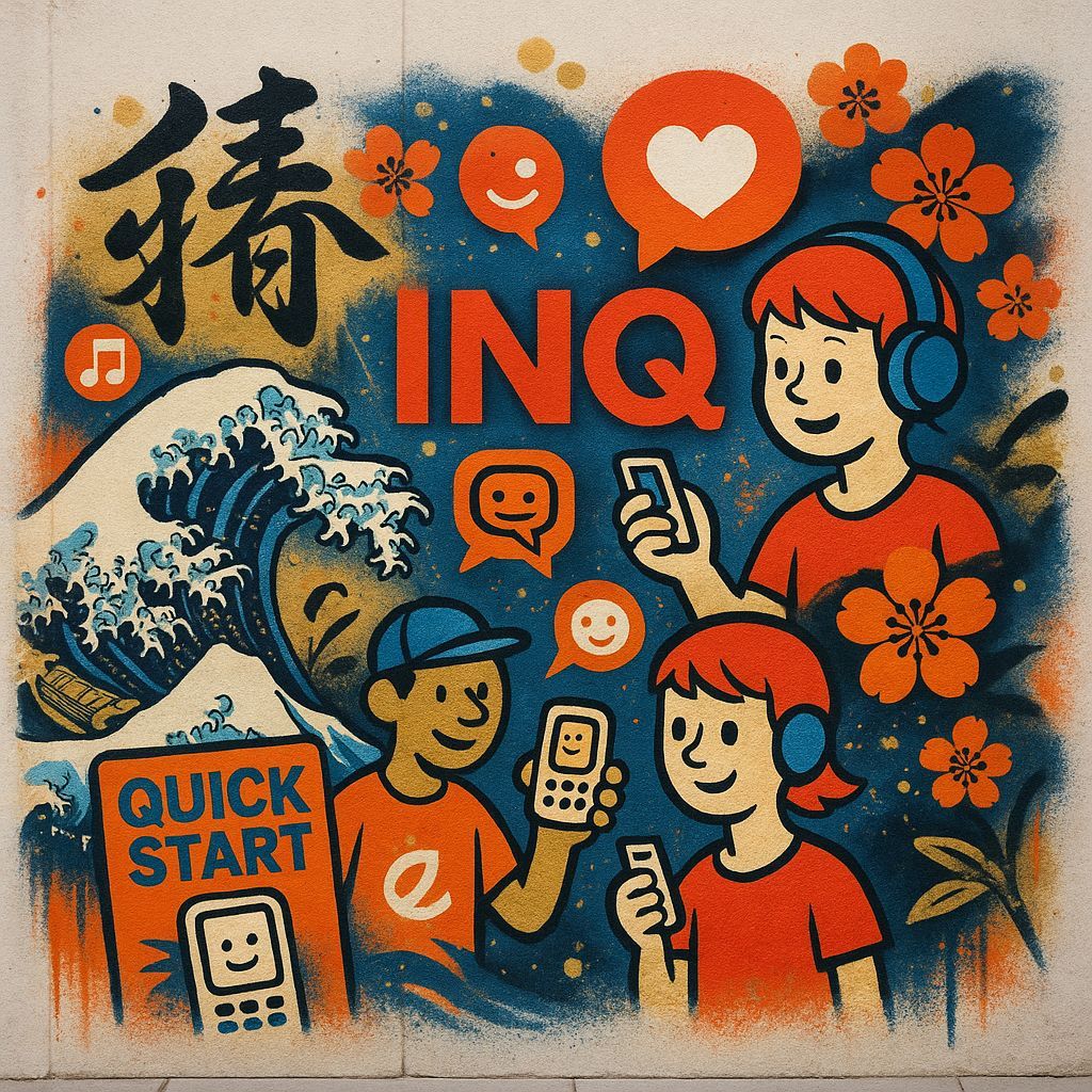 Urban Graffiti Mural Fusion of Japanese Art and 2000s Design