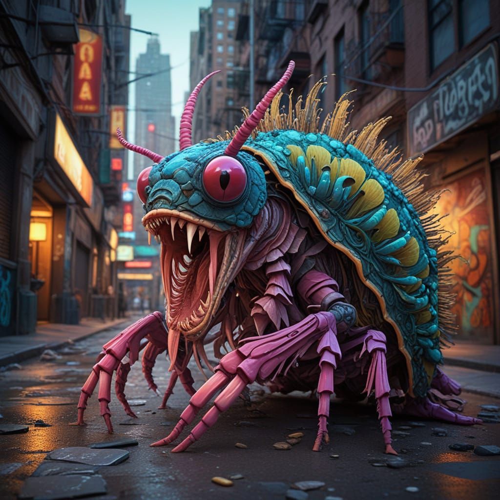 Surreal, Otherworldly Alien Exoplanet Teeming with Fanciful...