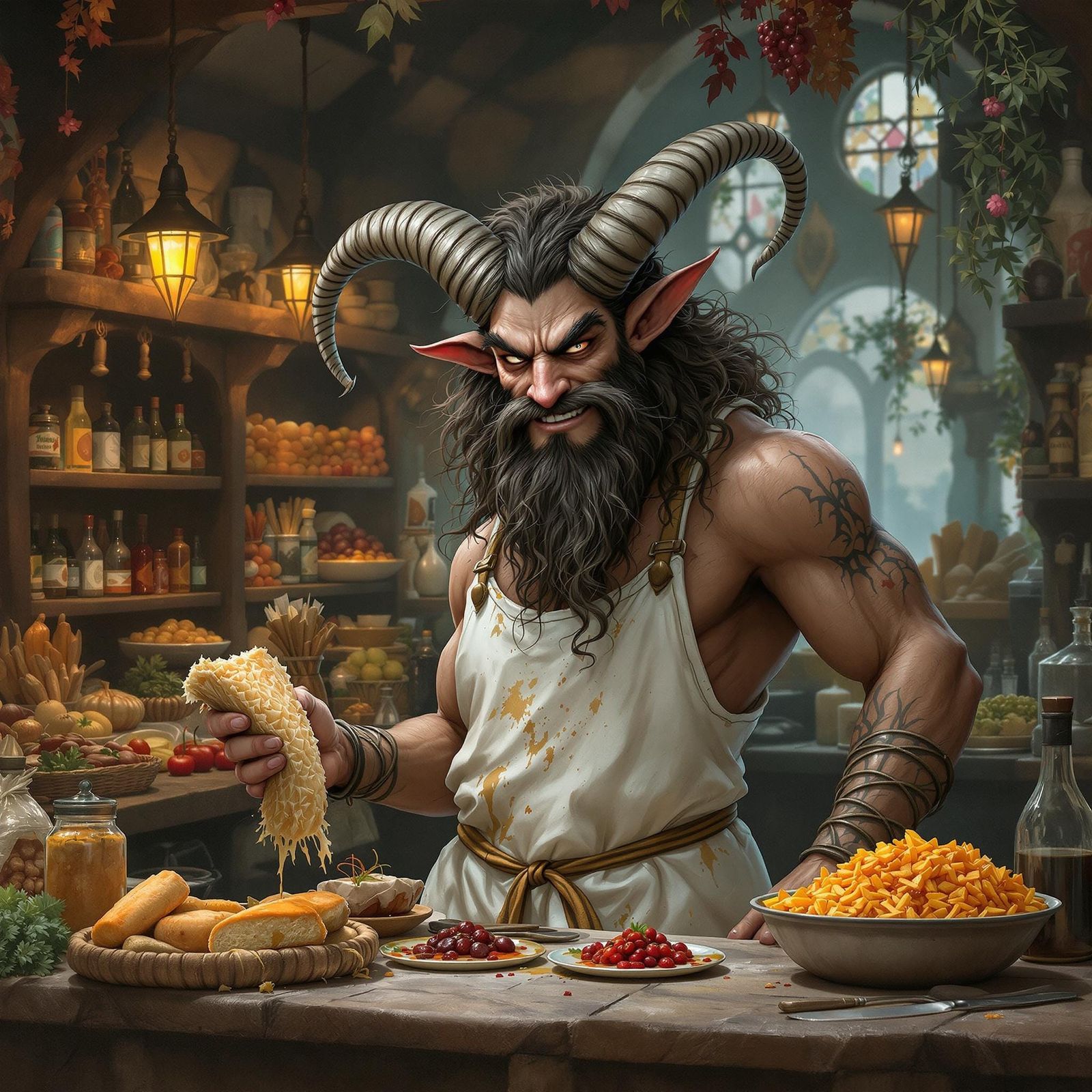 Mischief in the Medieval Market: Satyr's Whimsical Wares