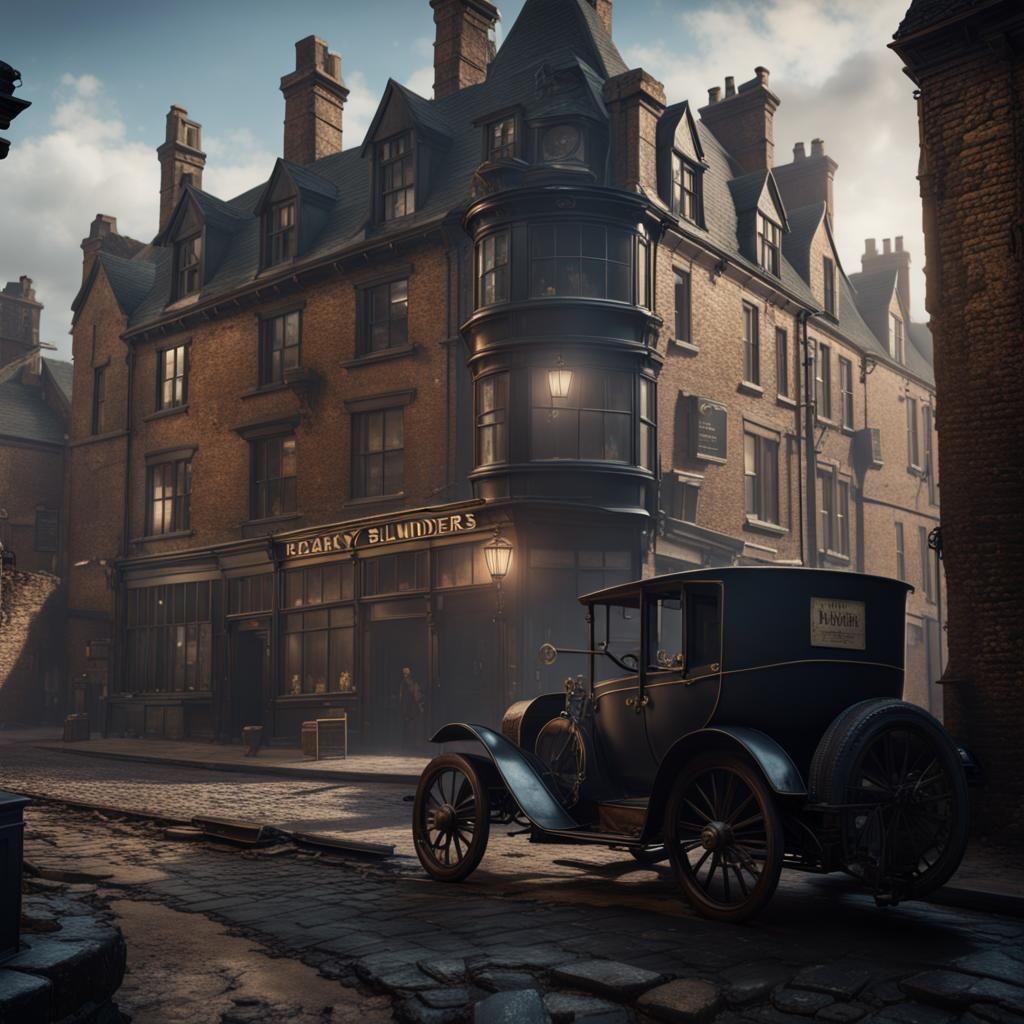 Peaky Blinders Inspired Detailed Matte Painting