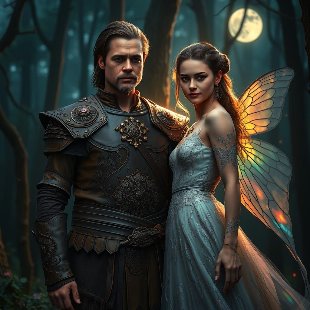 Mystical Moonlit Encounter with a Fantasy Warrior and a Whim...