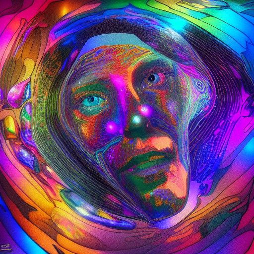 Holographic Astral Art Explosion by Pablo Amaringo