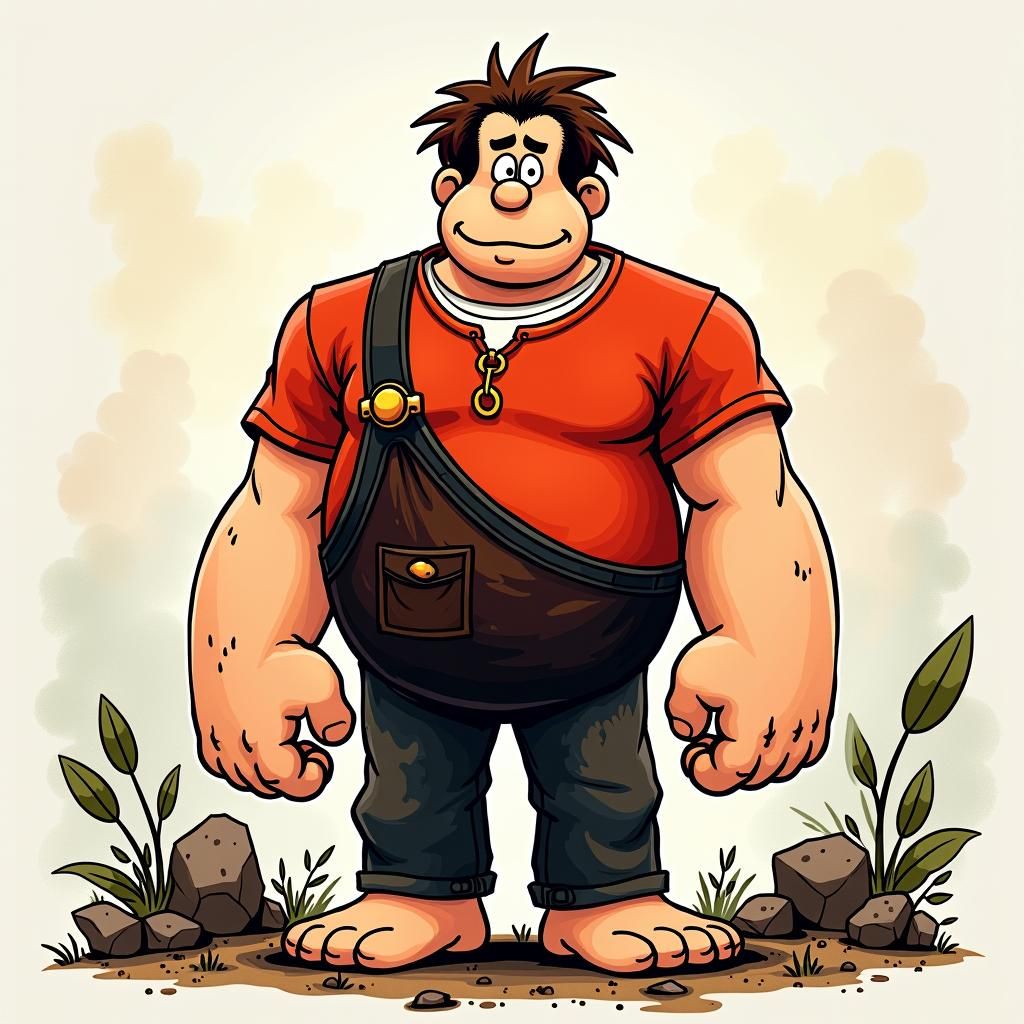 Wreck-It Ralph as Peanuts Character