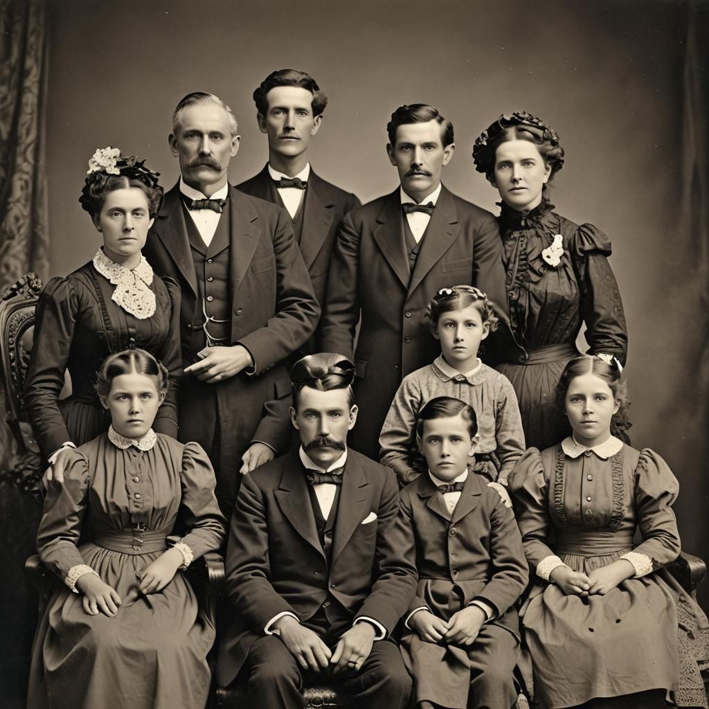 Wacky Historical Family Photograph