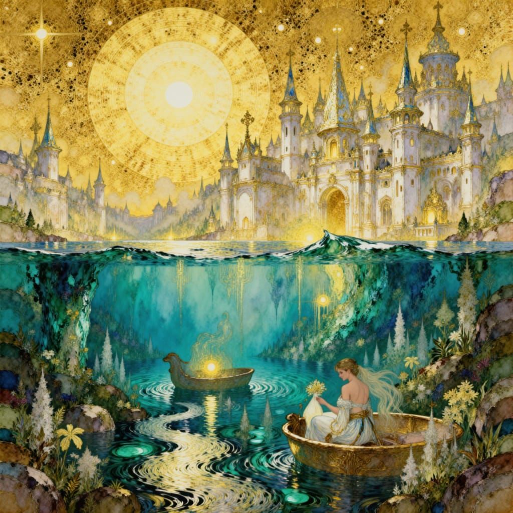 Atlantis Rises: Majestic City Emerges from the Ocean