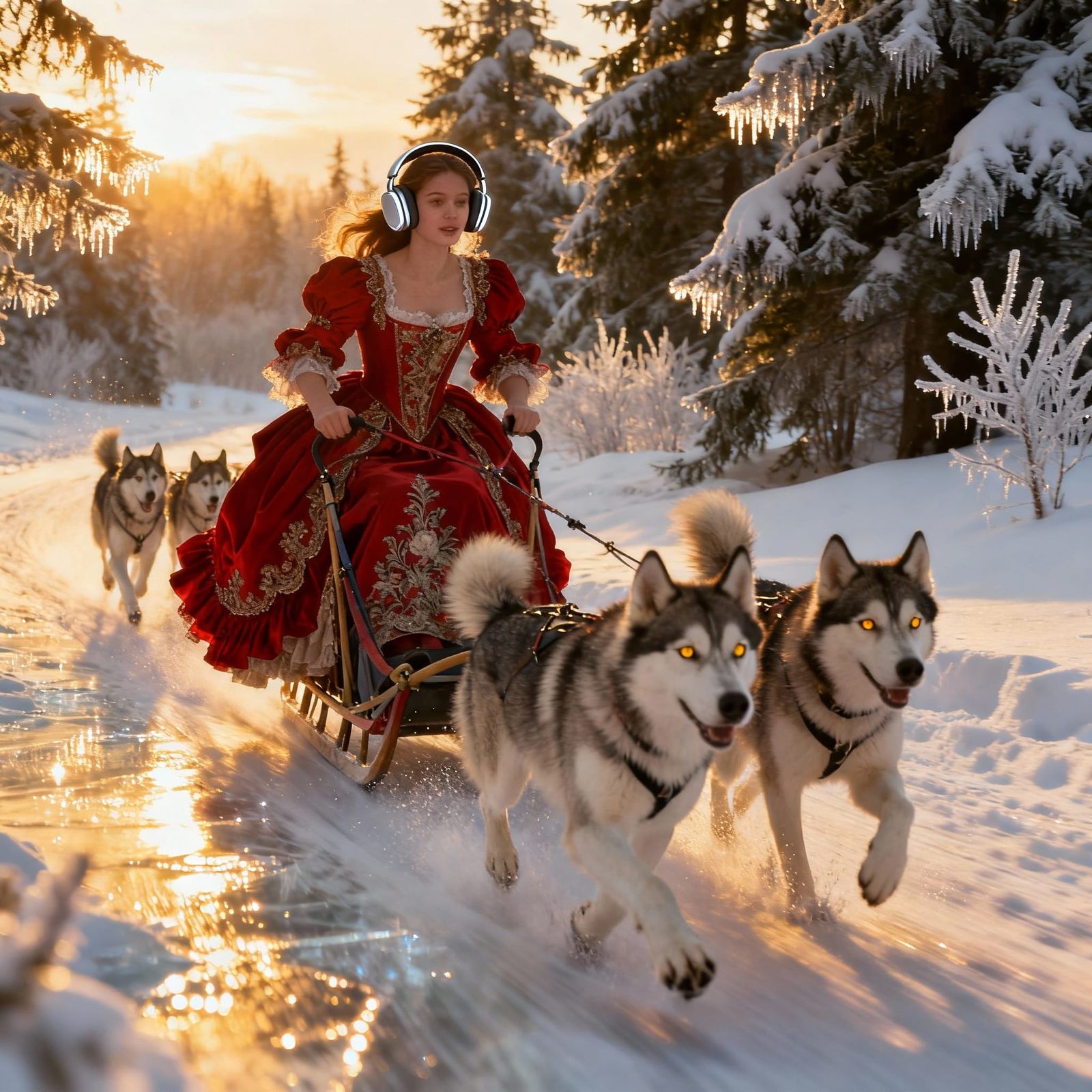 Baroque Elegance Meets Winter Adventure