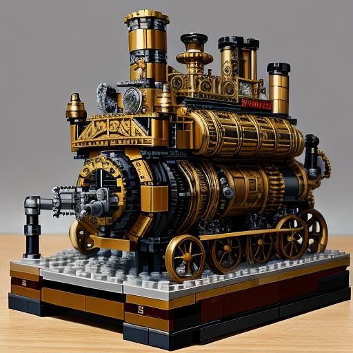 Lego Steampunk Engine