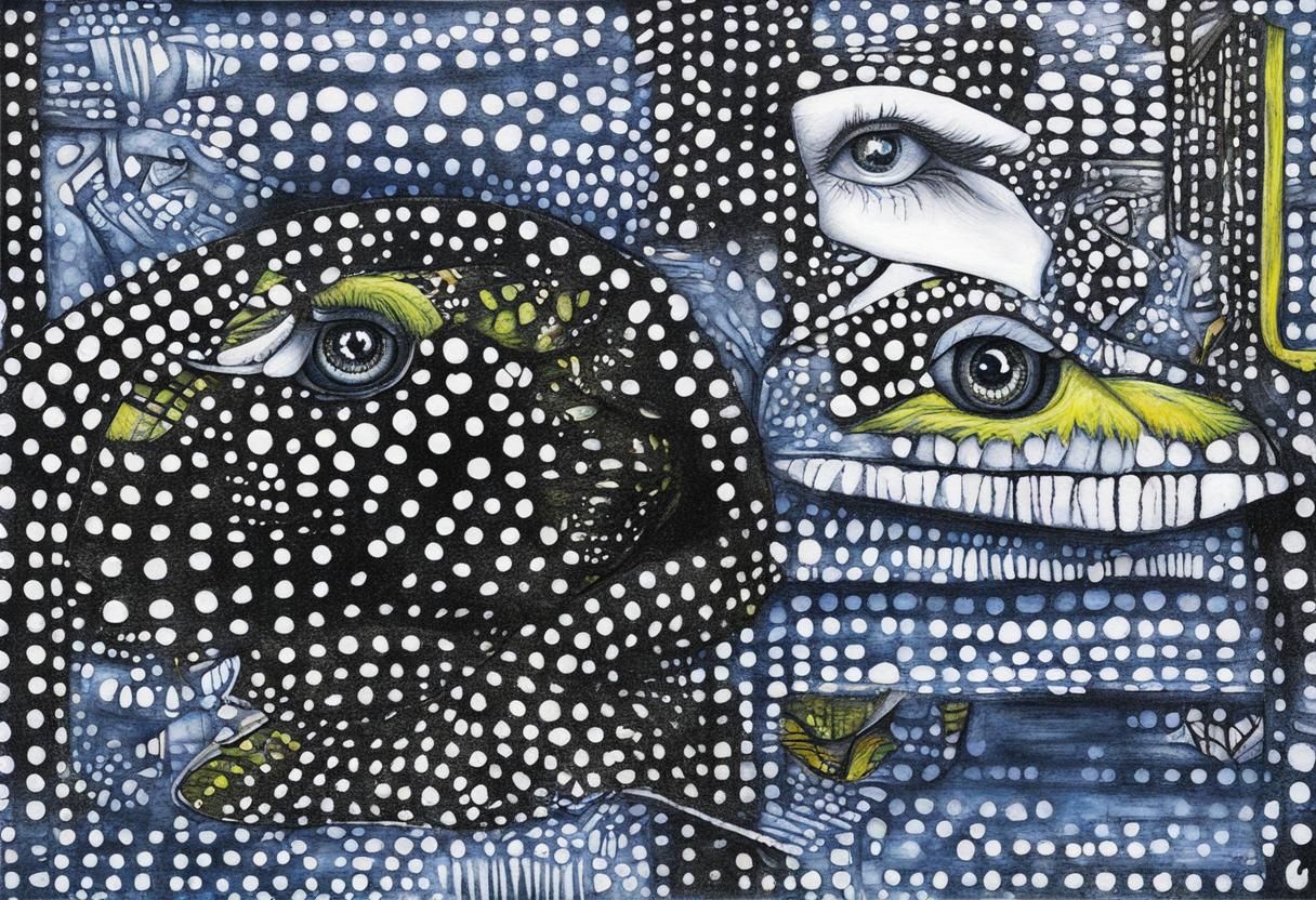 Gothic Graffiti Art: Detailed Painting