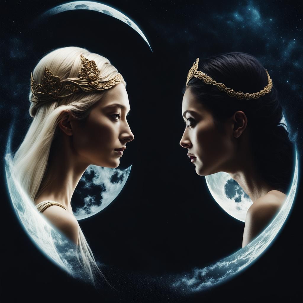 Ethereal Goddesses Reach in Epic Film Still