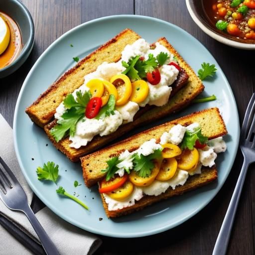 Colorful Food Still Life Generated by AI