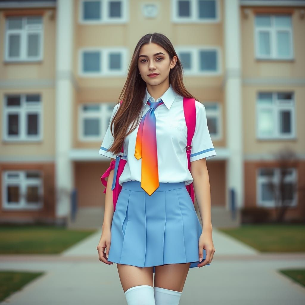 Colorful School Uniform: Romantic Academia Meets Streetwear