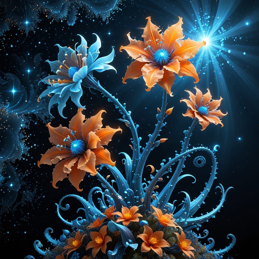 Volumetric Fractal Art with Fibonacci Geometry