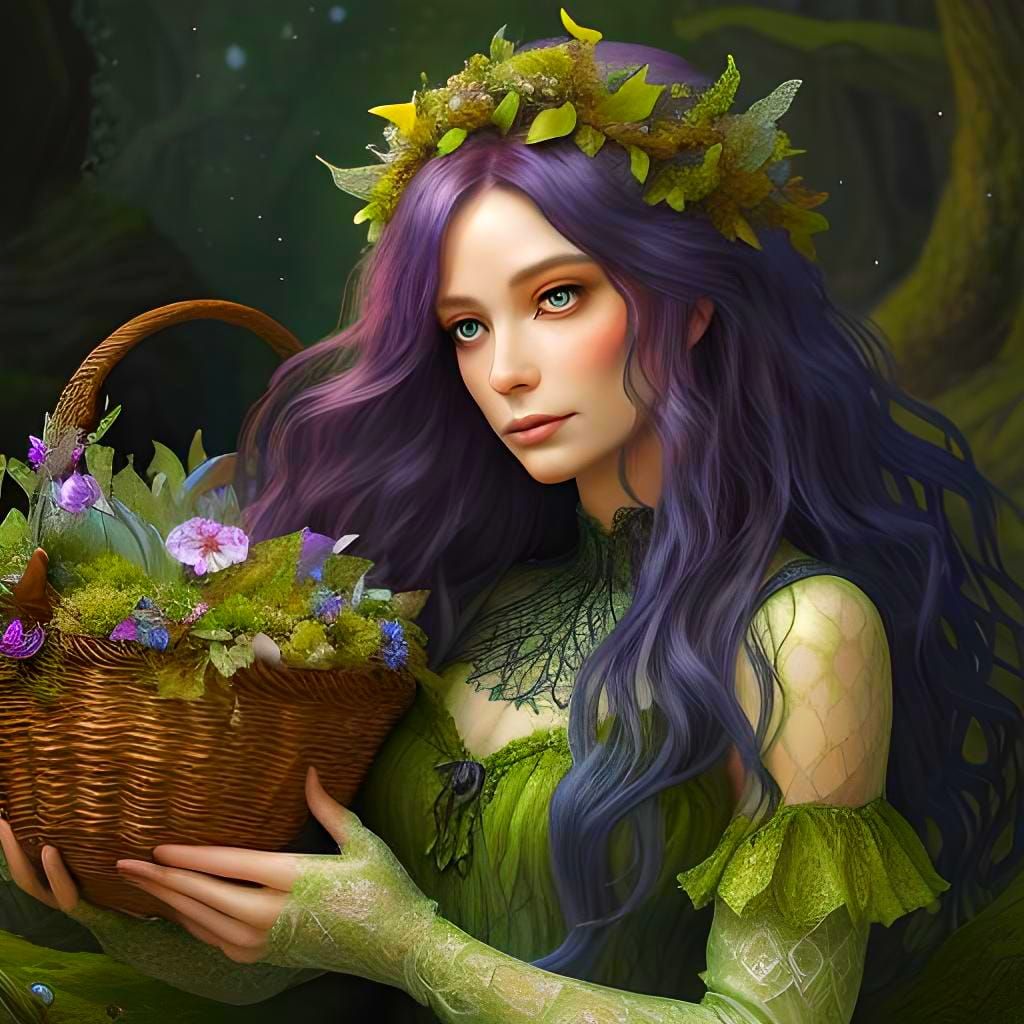 Gothic Werewolf, Dryad, and Mermaid Picnic