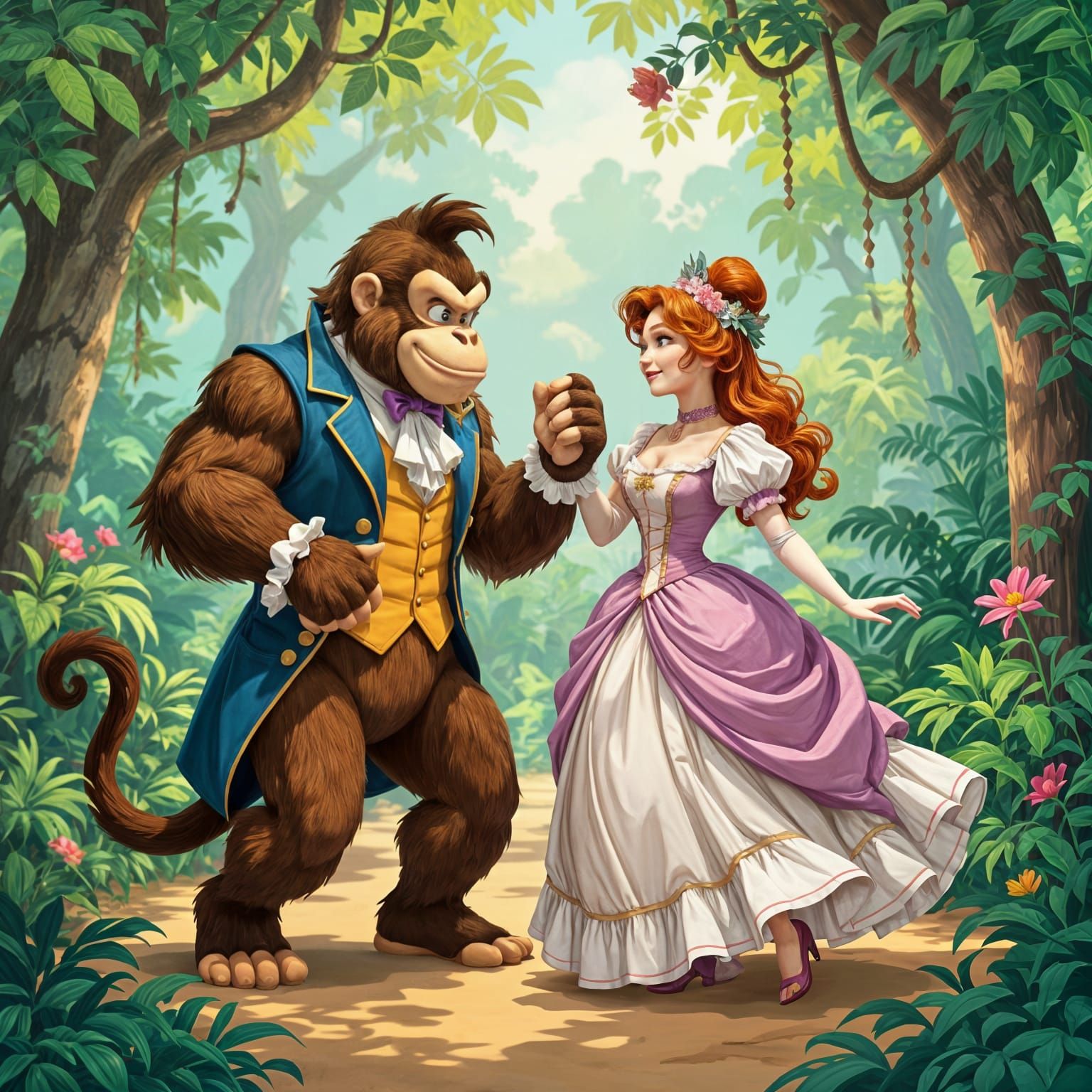 Dolittle Dances with Donkey Kong and Elizabeth