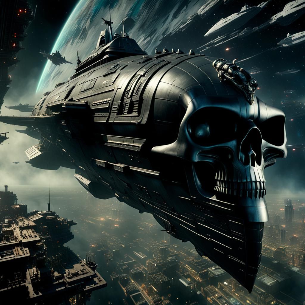 Space Pirate Ship Arcadia in 3D