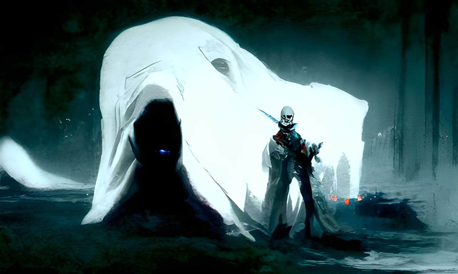 Sinister Figure in Fantasy Art Style