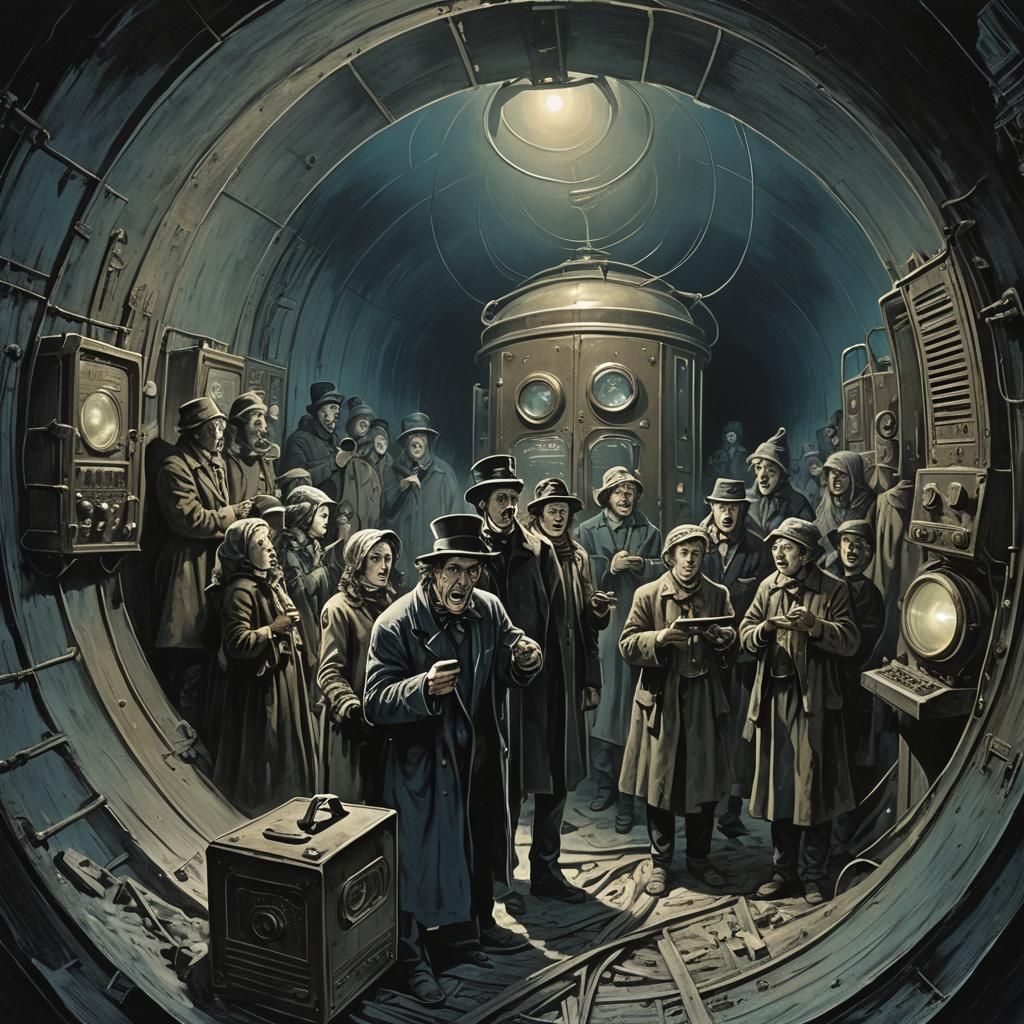 Eerie Christmas Carolers Trapped in Radio Tube