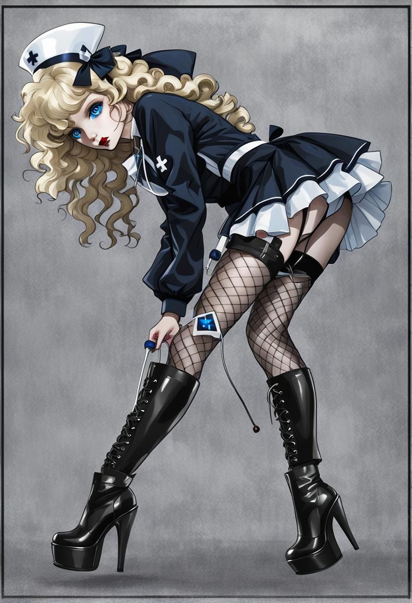 beautiful gothic nurse
