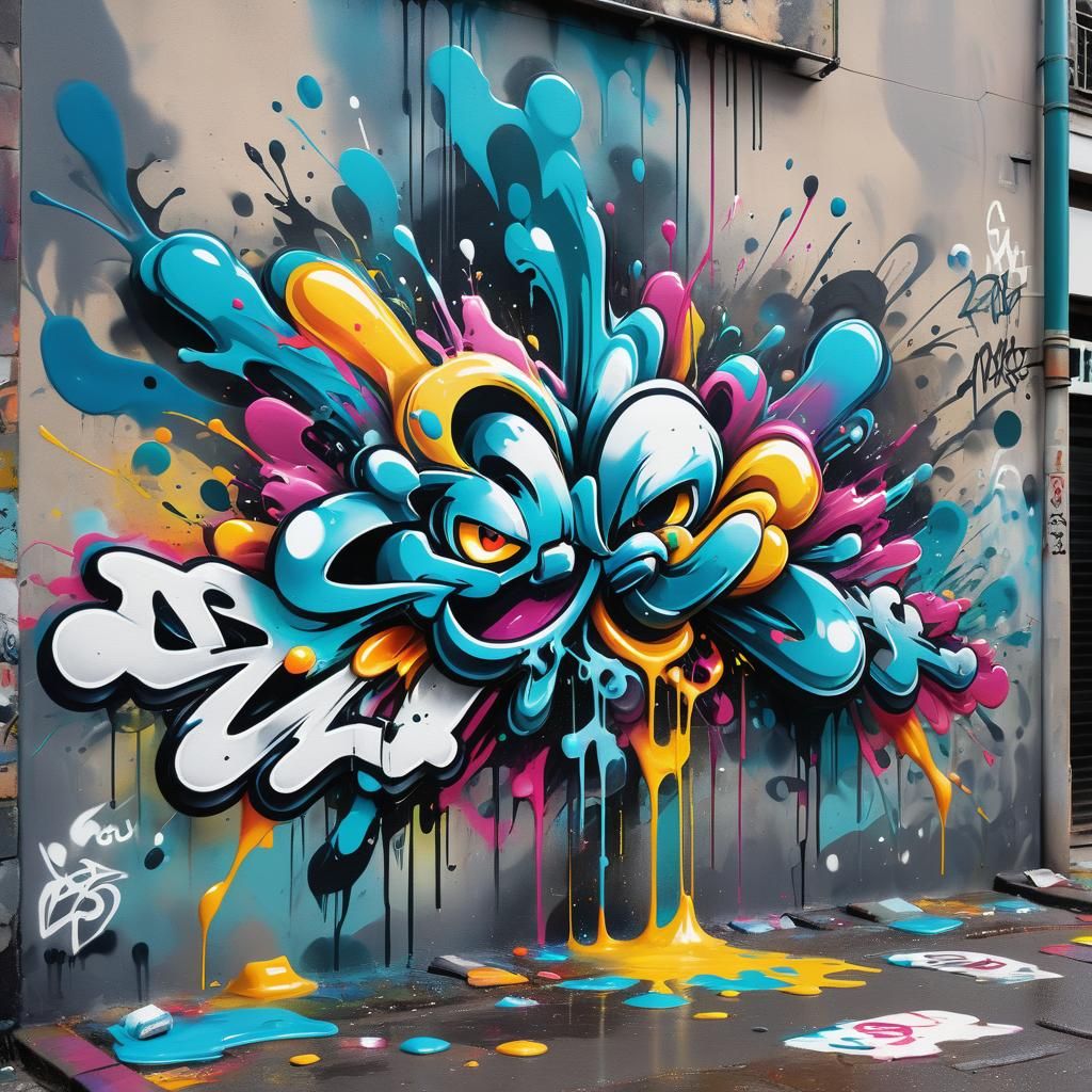 Urban Street Art and Graffiti Murals