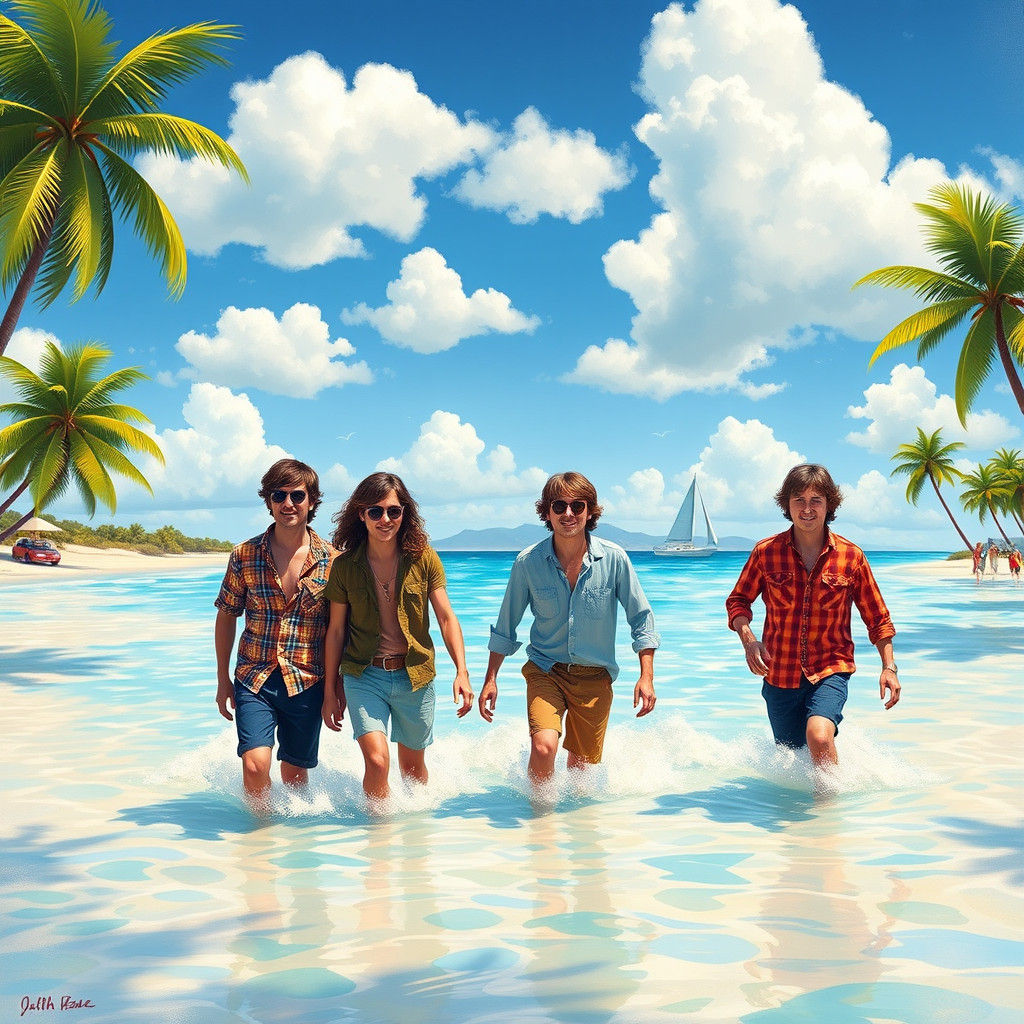 The Fab Four on a Summer Holiday, Impressionistic Style
