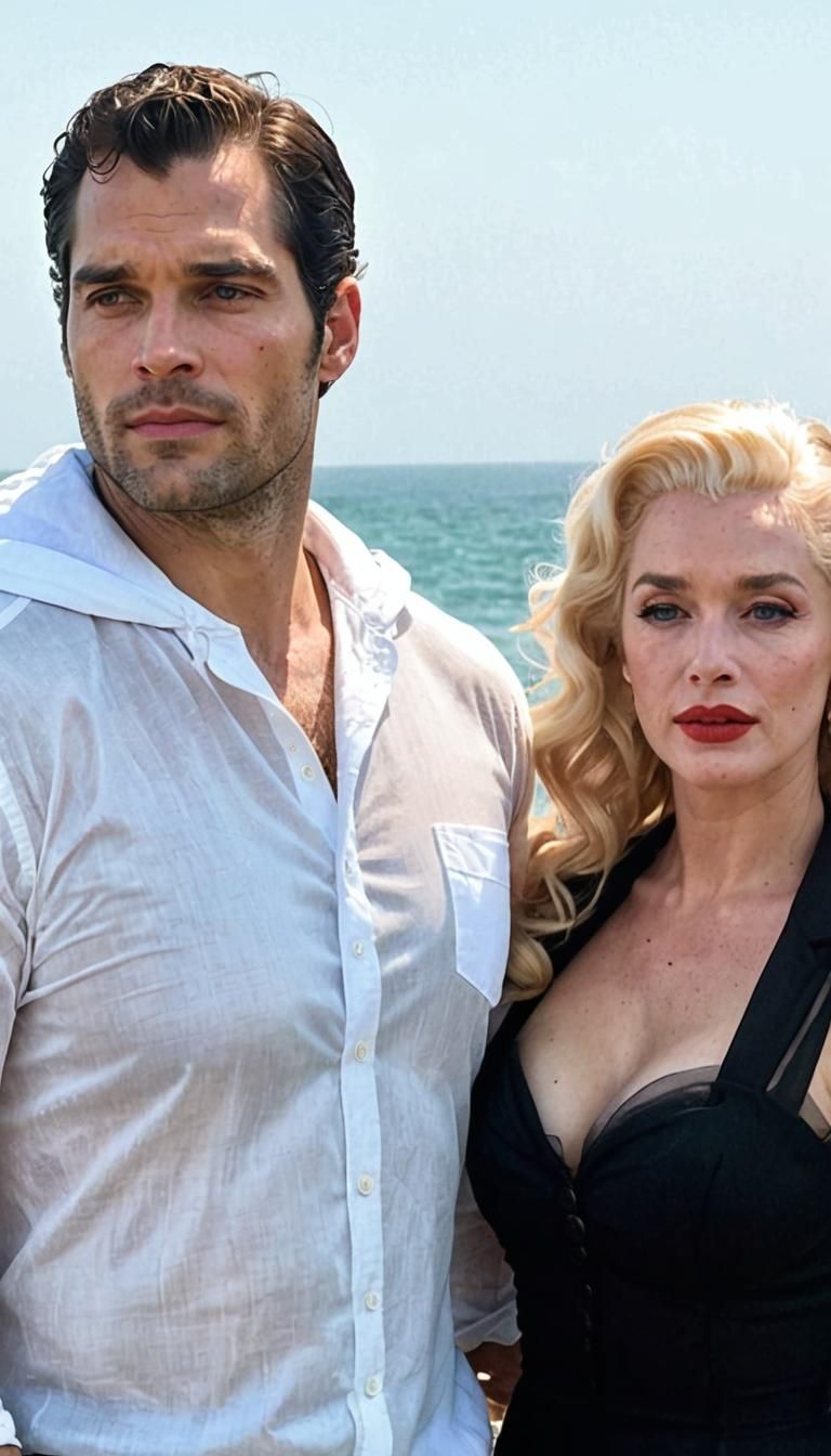 Realistic Image of Man in See-Through Shirt