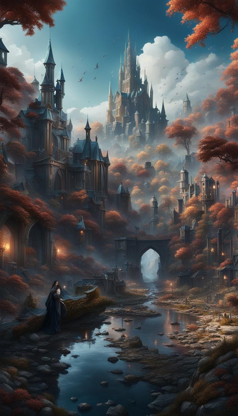 Detailed Fantasy Portrait in Unreal Engine 5