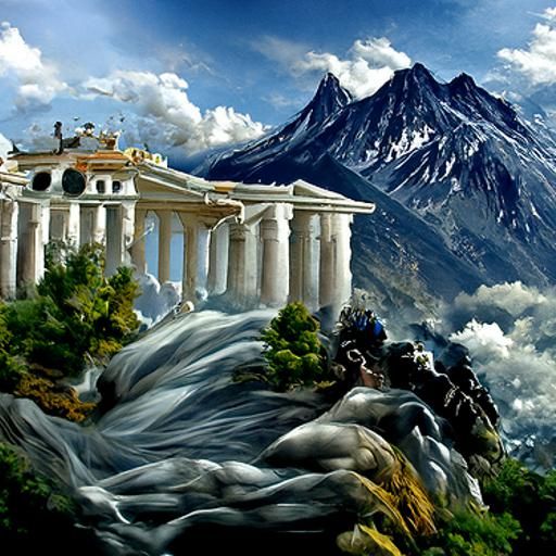 Mount Olympus: Home of the Gods in Hyperrealism