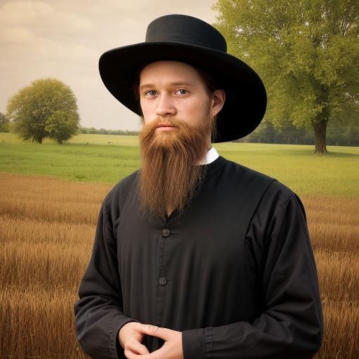 Simple Amish Scene Generated by AI