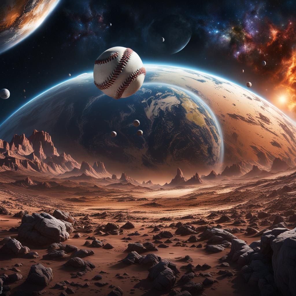 Astronaut Hits Baseball Through Space-Time to Earth