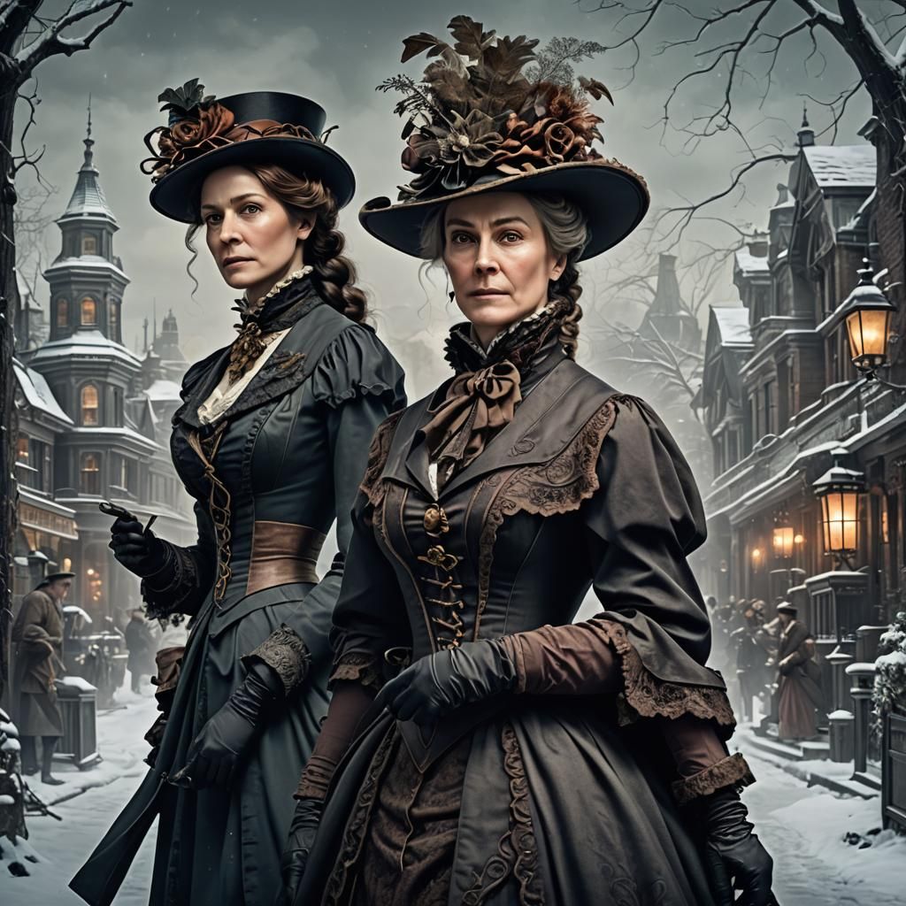 Victorian Adventures: Moody Cinematic Movie Poster