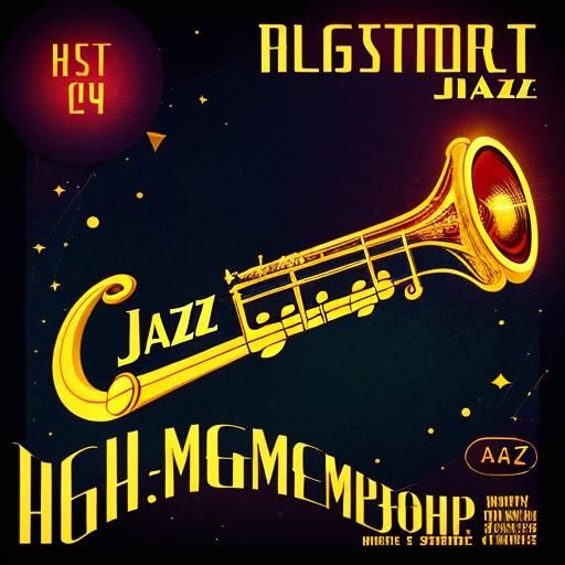 Jazz Band on Stage: Retro Concept Art