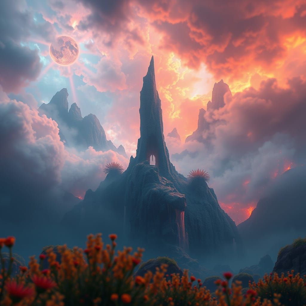Ethereal Fantasy Realm Unfolds in Hyper-Realistic 8k