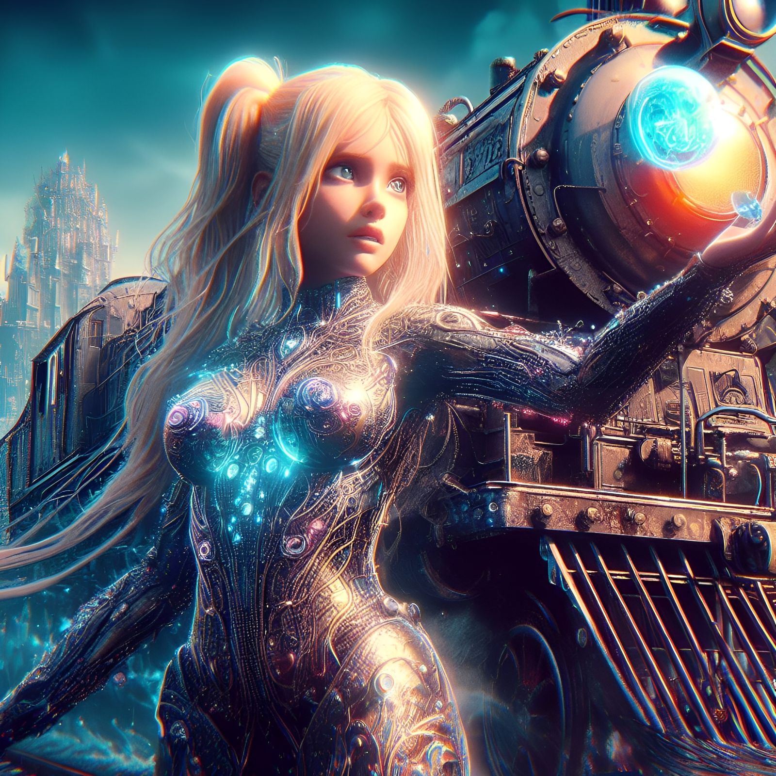 Abstract Nier Game Conceptual Design