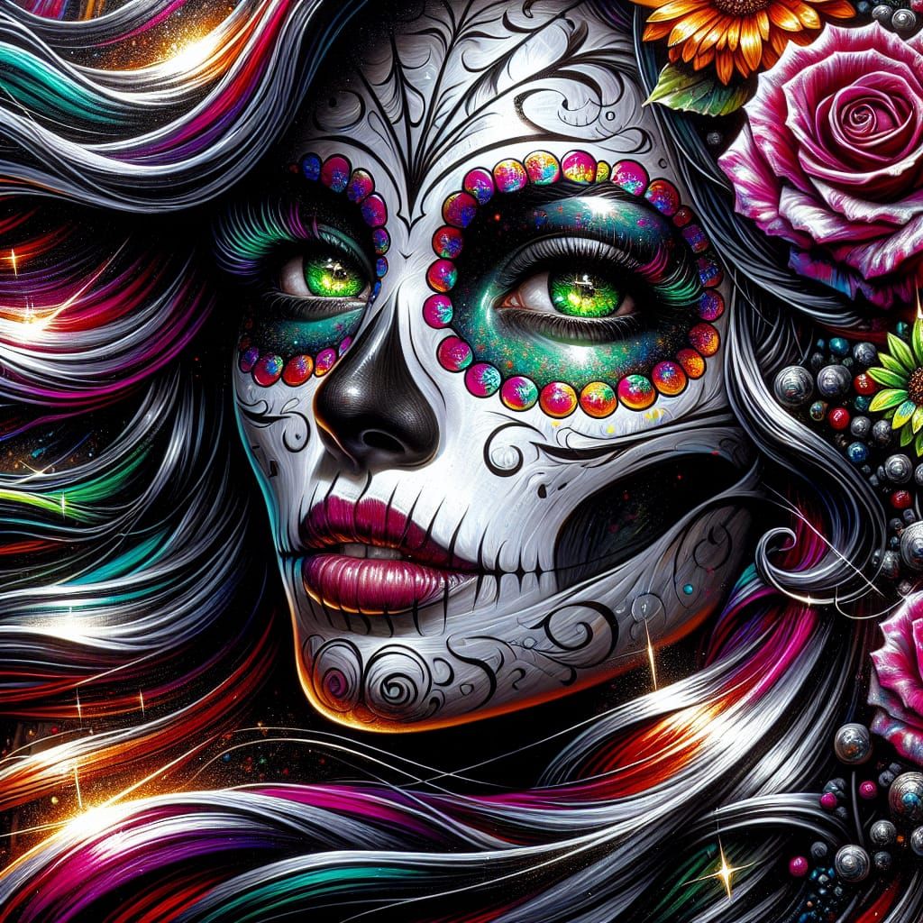 Day of the Dead: La Catrina in Graffiti Art