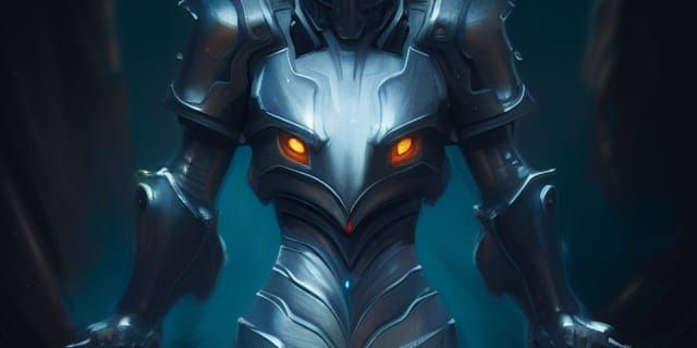 Universal Knight Portrait in Hyperdetailed Style