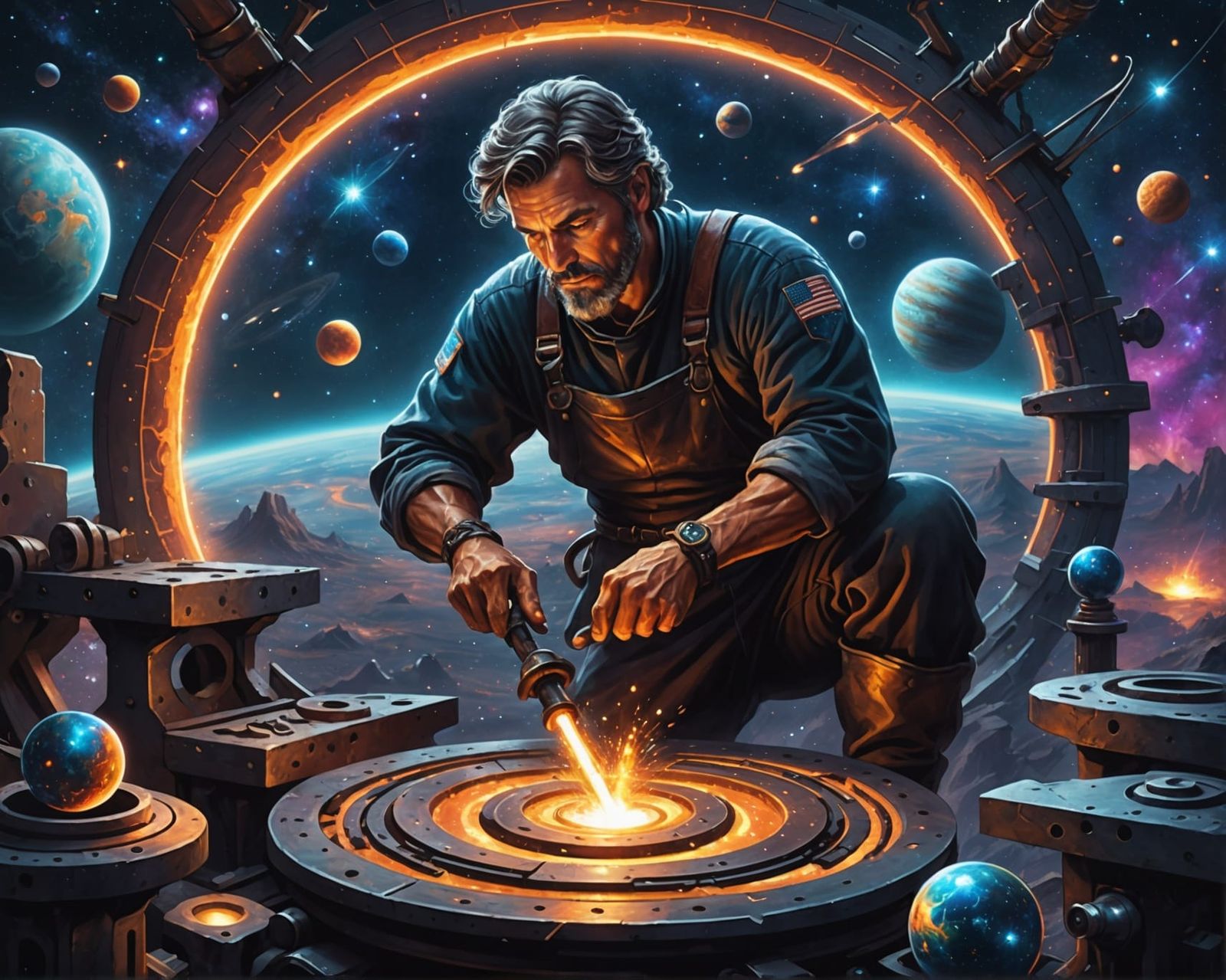Cosmic Blacksmith Forging the Universe