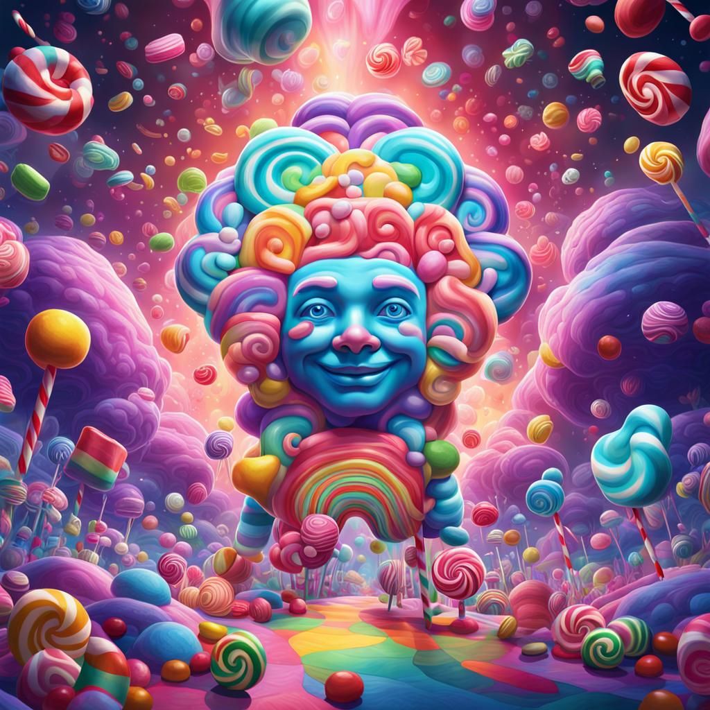 Surreal Candy Art: An LSD Trip in Candyland