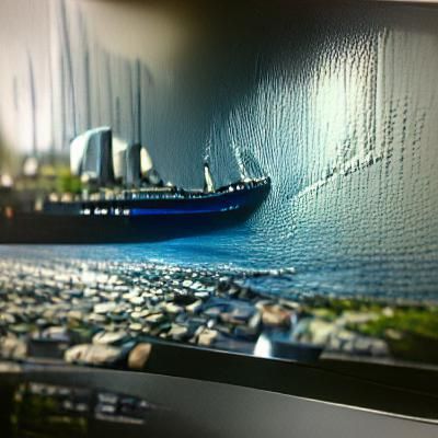 Titanic: Beauty Graphics in Detailed Matte Painting