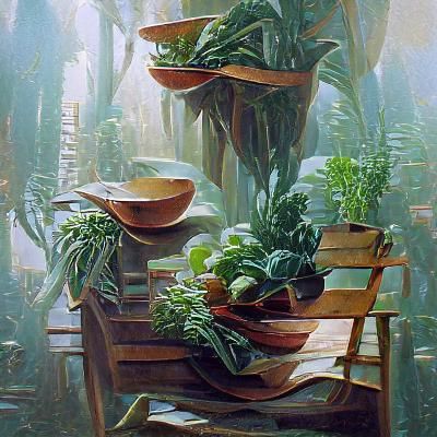 Botanical Oil Painting Inspired by James Gurney
