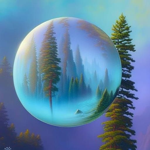 NaturePunk Nanosphere in Ethereal Mist