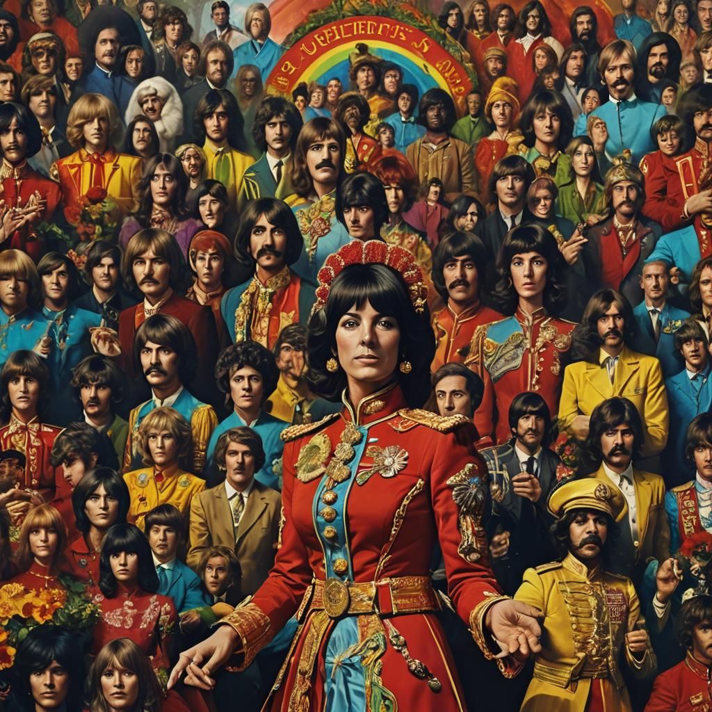 Female Icons Recreate Sgt. Pepper's Cover Art