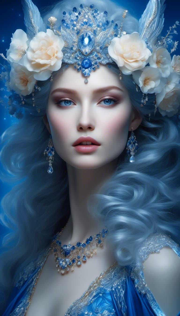 Ethereal Lady Portrait from a Dreamscape