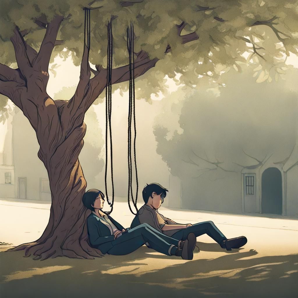 Disturbing Scene: Lovers Under the Hanging Tree