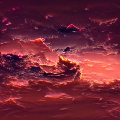 Vibrant Red Night Sky, Sailor's Delight