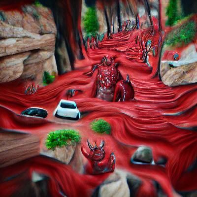 AI Generated Image From Empty Prompt