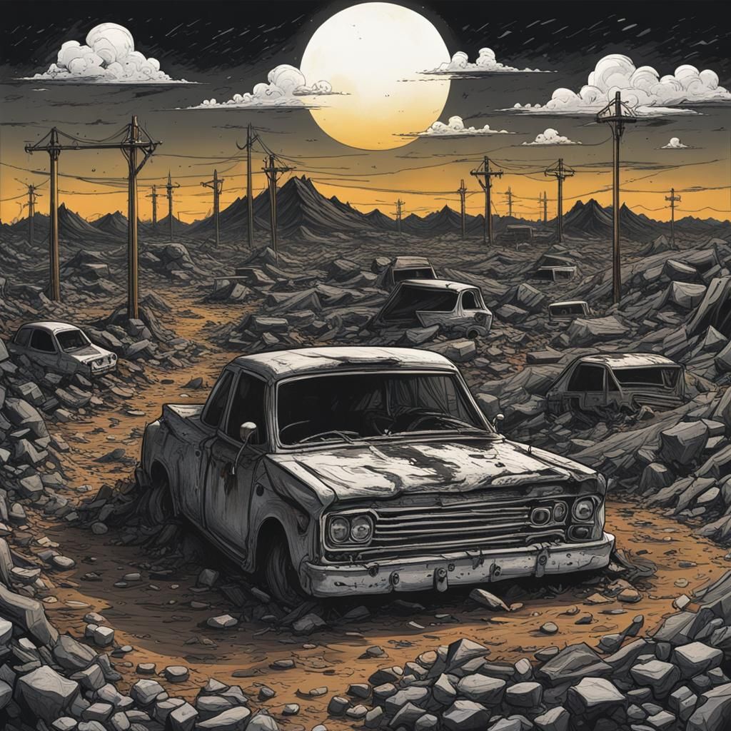 Vibrant and Chaotic Crazy Nights Scene