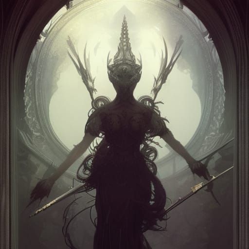 Keeper of Truth: Dark Fantasy Concept Art