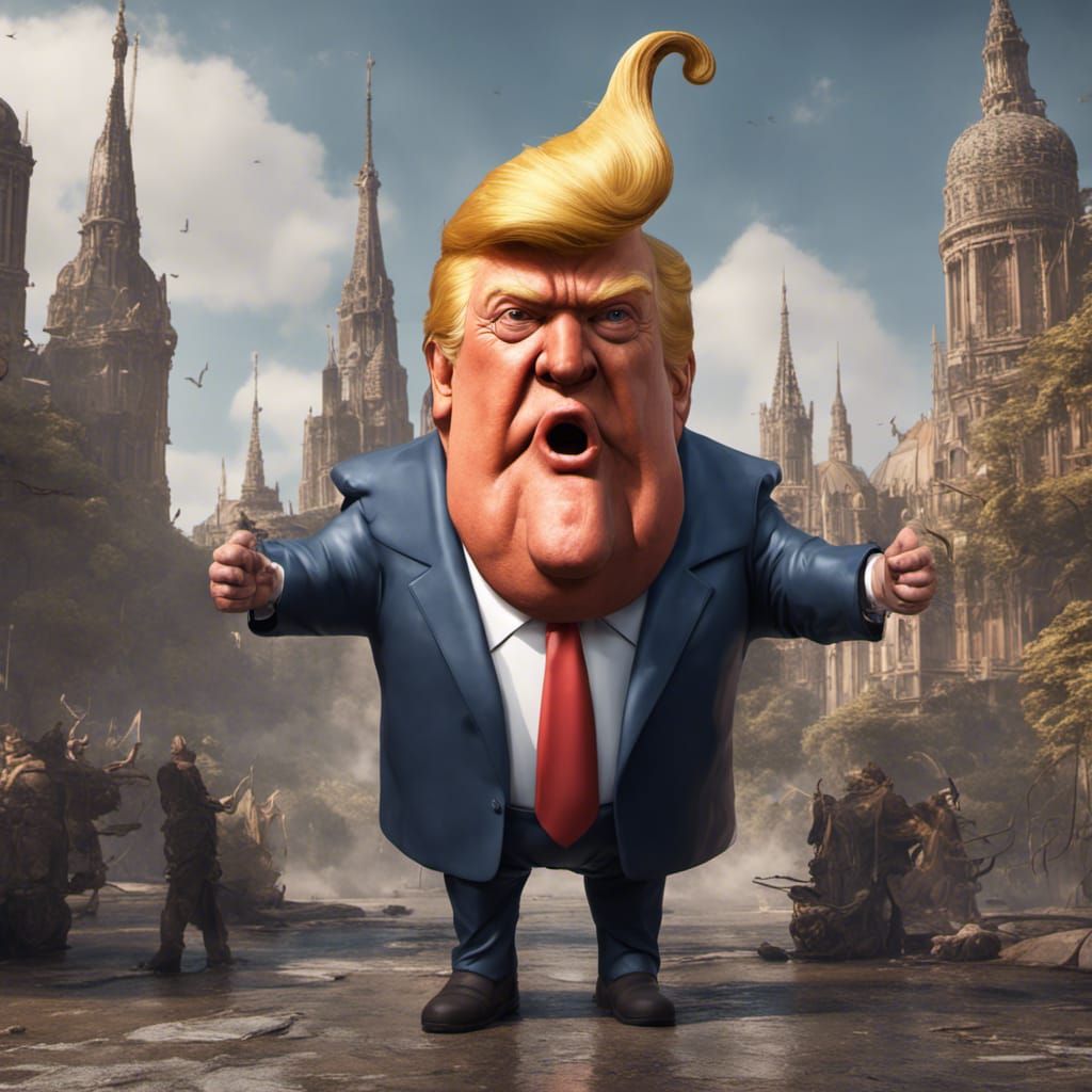 trump blowup doll